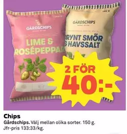 Gårdschips - Chips