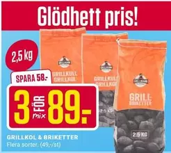 Grillkol & Briketter