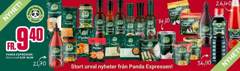 Stort urval nyheter