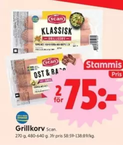 Scan - Grillkorv