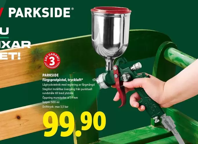 Garant - Färgsprutpistol, tryckbehållare