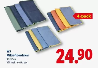 W5 - Mikrofiberdukar