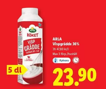Arla - Vispgrädde 36%