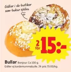 Bonjour - Bullar