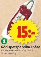 Röd spetspaprika