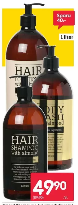 Hair Shampoo with Almond
