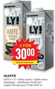 Oatly -  iKaffe