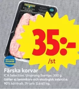 Färska korvar
