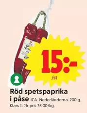 Röd spetspaprika