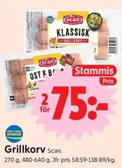 Scan - Grillkorv Klassisk