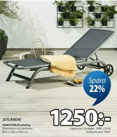HANSTHOLM solsäng