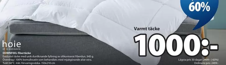 Varmt täcke