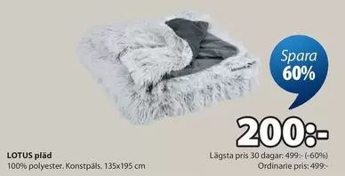 LOTUS pläd