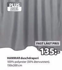 HAMMAR duschdraperi