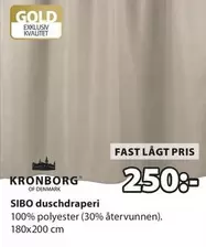 SIBO duschdraperi