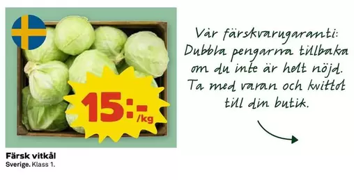 Färsk vitkål