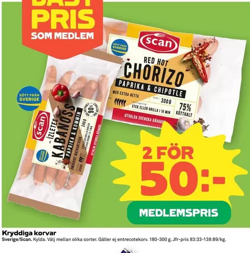 Scan - RED HOT CHORIZO PAPRIKA & CHIPOTLE