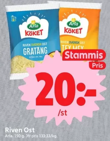 Arla - Riven Ost Grätäng