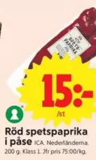 Röd spetspaprika