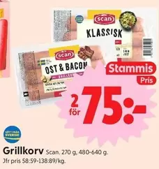 Scan - Grillkorv