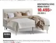 Kontinentalsäng ROMA FAMILY
