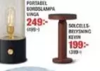 PORTABEL BORDSLAMPA