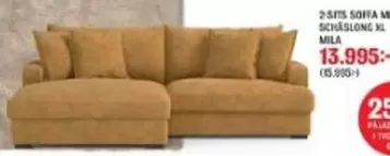 2-SITS SOFFA MED SCHÄSLONG XL