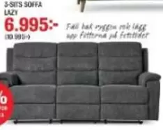 3-SITS SOFFA LAZY