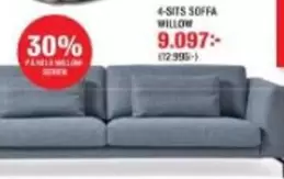 4-SITS SOFFA WILLOW