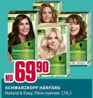 Schwarzkopf - Natural & Easy Hårfärg