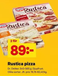 Dr. Oetker - Rustica pizza