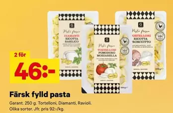 Garant - Färsk fylld pasta