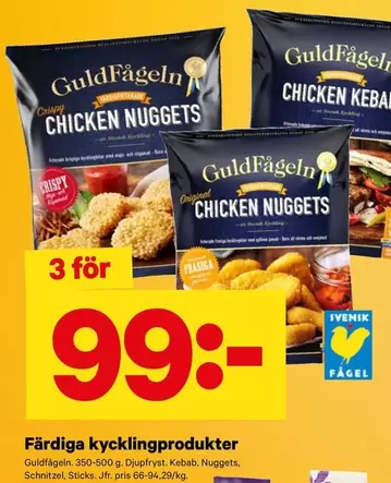 Guldfågeln - CHICKEN NUGGETS