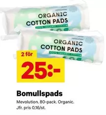 ORGANIC COTTON PADS