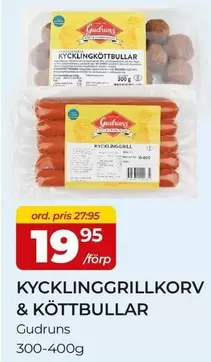 KYCKLINGGRILLKORV & KÖTTBULLAR