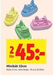 Minibåt 10cm