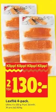 Ullmo - Laxfilé 4-pack