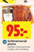 Grillmarinerad pluma