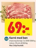Karré med ben