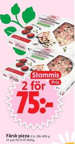 Färskt pizza