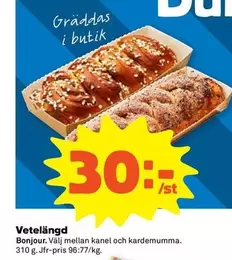 Bonjour - Vetelängd