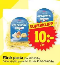 Färsk pasta