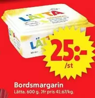 Lätta - Bordsmargarin
