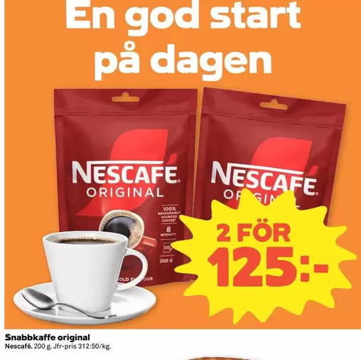 Start - Snabbkaffe original