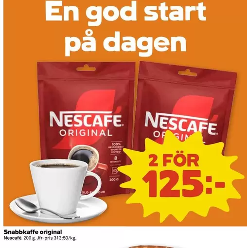 Nescafe - Snabblkaffe original