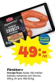 Scan - Färsckkorv Chorizo