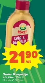 Arla - Smör- & rapsolja