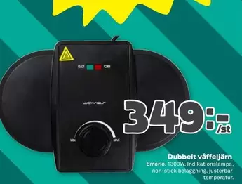 Dubbelt våffeljärn