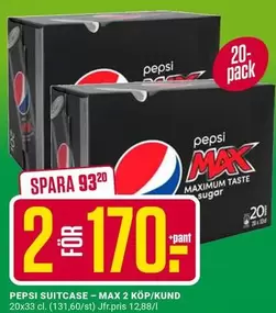 Pepsi - MAX SUITCASE