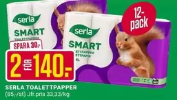 Serla - TOALETTPAPPER